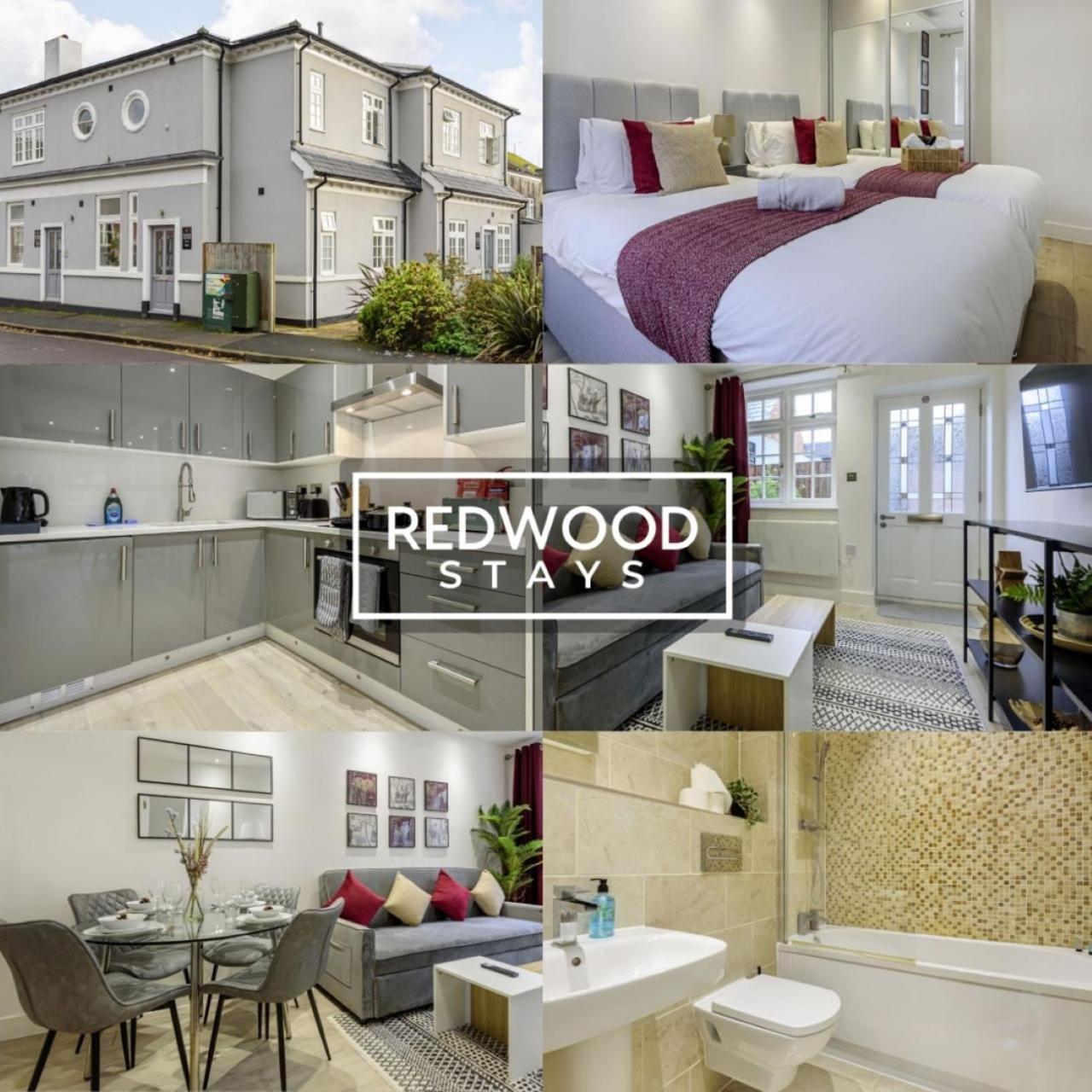 1 Bed 1 Bath Town Center Apartments For Corporates & Contractors, Wifi, Netflix And Parking On Selected Units By Redwood Stays Aldershot Kültér fotó