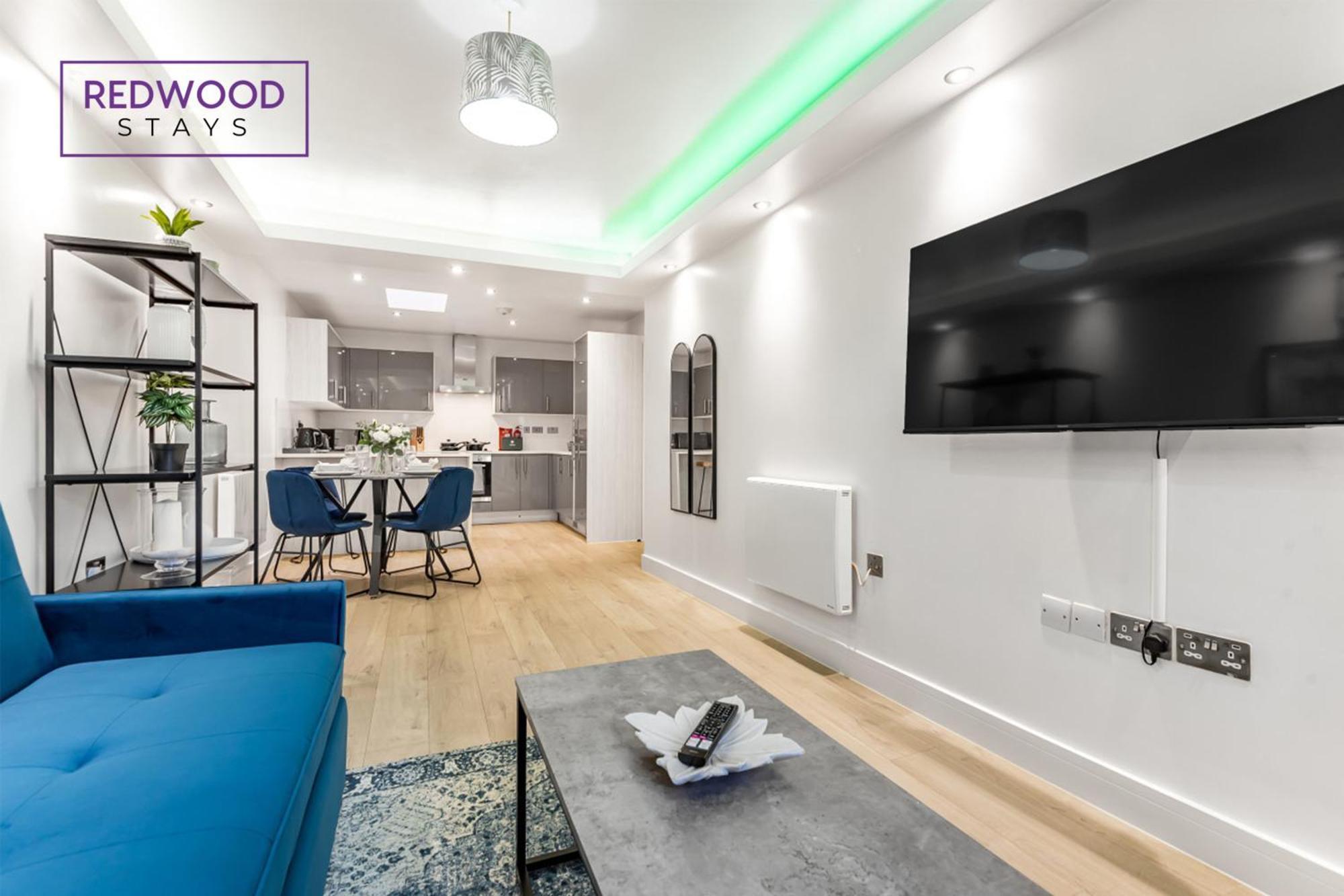 1 Bed 1 Bath Town Center Apartments For Corporates & Contractors, Wifi, Netflix And Parking On Selected Units By Redwood Stays Aldershot Kültér fotó