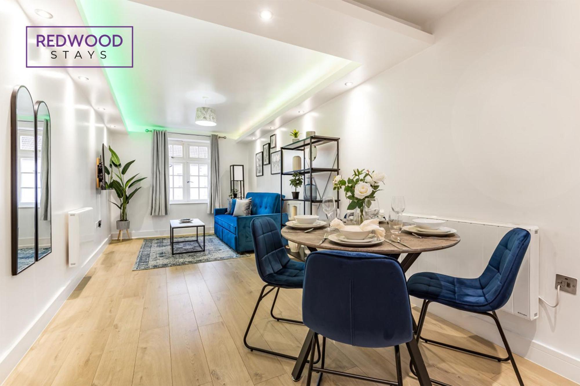 1 Bed 1 Bath Town Center Apartments For Corporates & Contractors, Wifi, Netflix And Parking On Selected Units By Redwood Stays Aldershot Kültér fotó