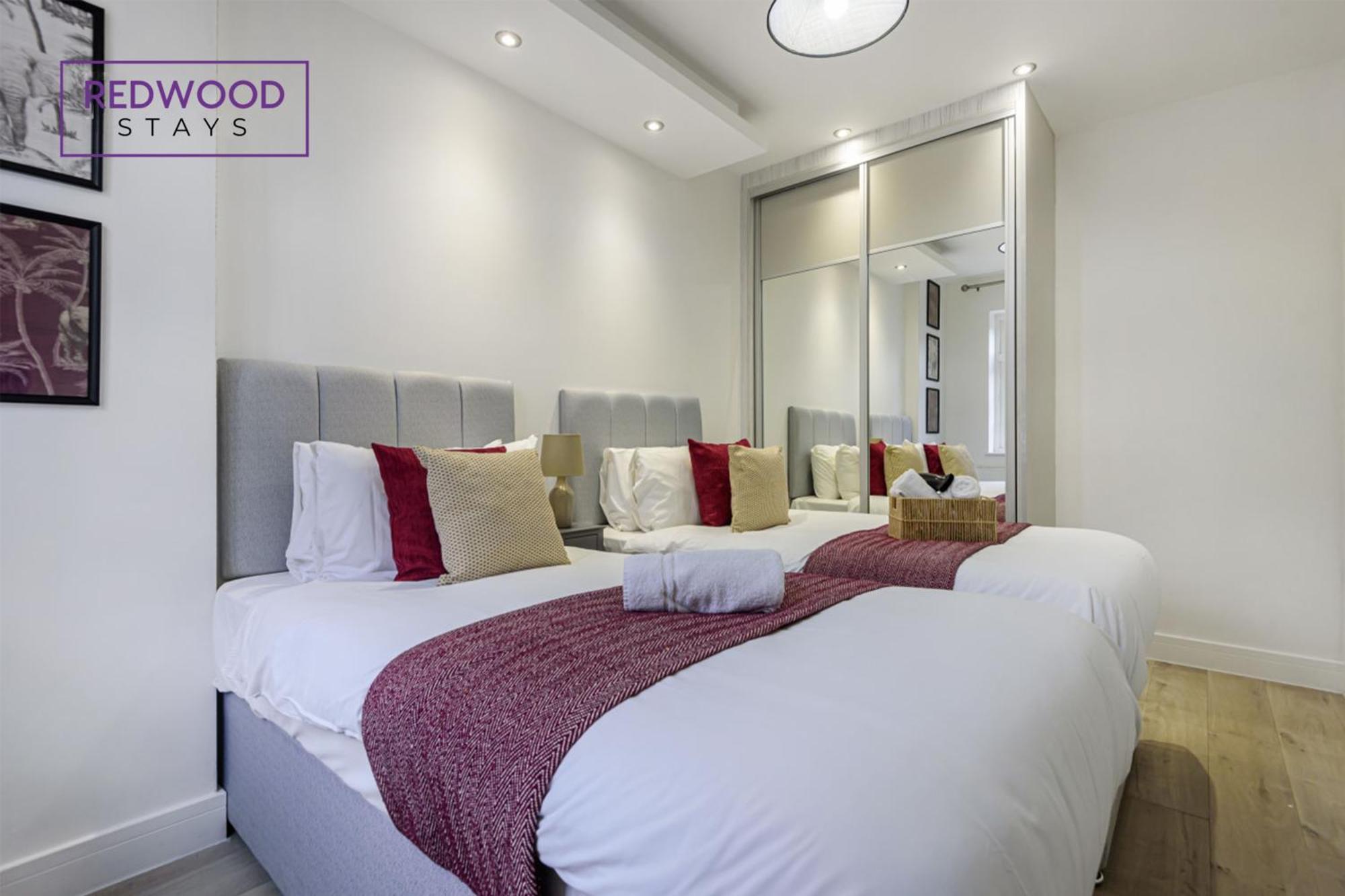 1 Bed 1 Bath Town Center Apartments For Corporates & Contractors, Wifi, Netflix And Parking On Selected Units By Redwood Stays Aldershot Kültér fotó